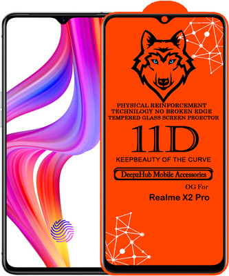 DeepzHub Edge To Edge Tempered Glass for Realme X2 Pro(Pack of 1)