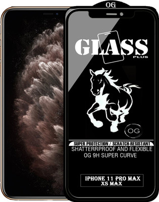 PFOAM Edge To Edge Tempered Glass for APPLE IPHONE 11 PRO MAX(Pack of 1)