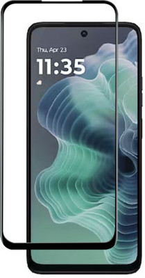 DMJHP Edge To Edge Tempered Glass for Motorola G35(Pack of 1)