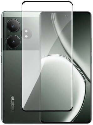 NKCASE Edge To Edge Tempered Glass for Realme GT 6 5G, Realme GT 6T 5G, (UV)(Pack of 1)