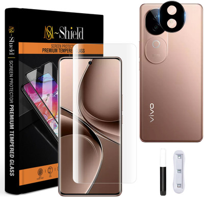 MS-Shield Edge To Edge Tempered Glass for Vivo V40e 5G, With Camera Lens Protector(Pack of 1)