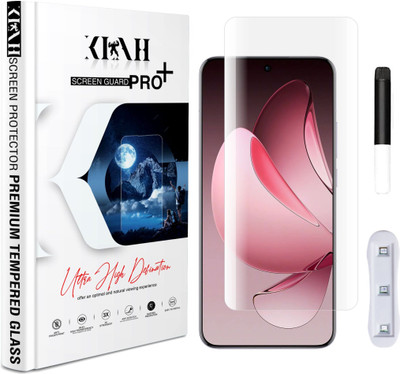 KLAH Edge To Edge Tempered Glass for OPPO Reno 13 Pro 5G, Borderless UV Glass Protection(Pack of 1)