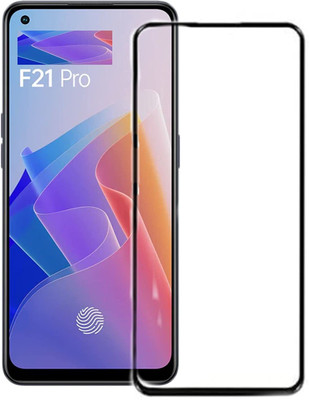Bodoma Edge To Edge Tempered Glass for Oppo F21 pro 4G(Pack of 1)