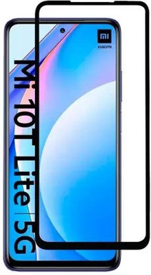VISHRN Edge To Edge Tempered Glass for Mi 10T Lite 5G(Pack of 1)