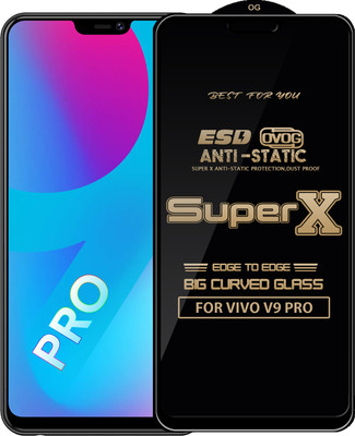 Qyist Edge To Edge Tempered Glass for VIVO V9 PRO(Pack of 1)