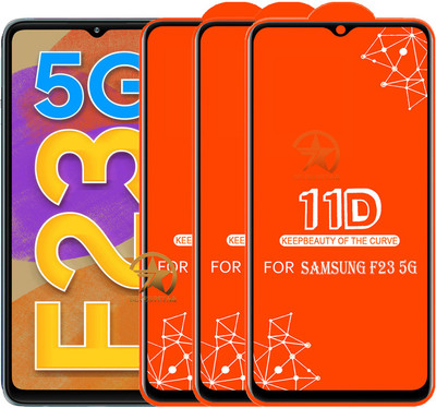 SEVEN7STAR Edge To Edge Tempered Glass for Samsung Galaxy F23(Pack of 3)