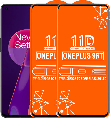 TWIGLO Edge To Edge Tempered Glass for ONEPLUS 9RT(Pack of 2)