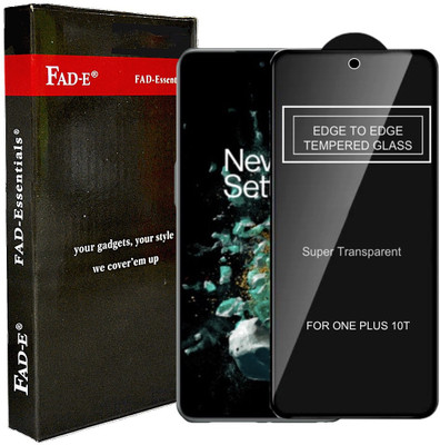 FAD-E Edge To Edge Tempered Glass for OnePlus 10T 5G(Pack of 1)