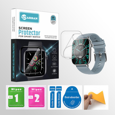 20SKY Impossible Screen Guard for Pebble Cosmos Ultra 1.91 inch Smartwatch(Pack of 2)