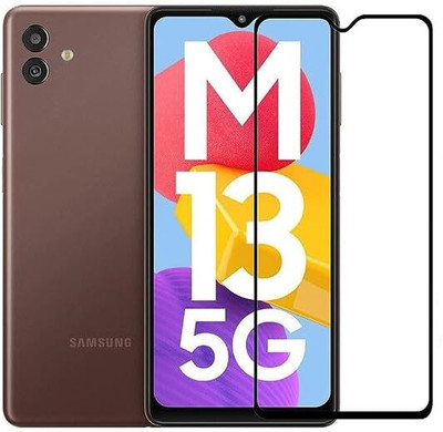 1DOLLAR Edge To Edge Tempered Glass for Samsung Galaxy M13 5G [Full Glue 3D](Pack of 1)