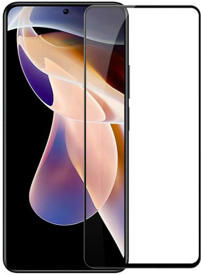 COVERLINE Edge To Edge Tempered Glass for Redmi Note 12 Pro 5G / Redmi Note 12 Pro Plus [PACK 0F 1], Full 5D Tempered Glass Anti-Scratchproof Screen Protector(Pack of 1)