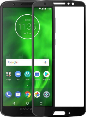 RCHJV Edge To Edge Tempered Glass for Motorola Moto G6 Play(Pack of 1)