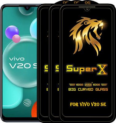 PFOAM Edge To Edge Tempered Glass for VIVO V20 SE(Pack of 3)