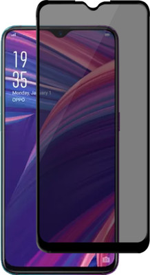 HUPSHY Edge To Edge Tempered Glass for OPPO R17 (Privacy Glass)(Pack of 1)