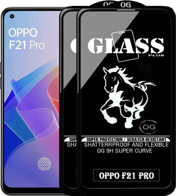 PFOAM Edge To Edge Tempered Glass for OPPO F21 PRO(Pack of 2)