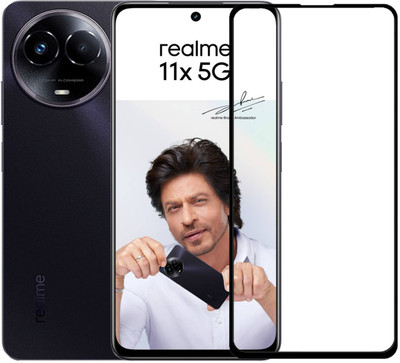 INFINITYWORLD Edge To Edge Tempered Glass for Realme 11x 5G(Pack of 1)