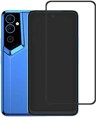 NKCASE Edge To Edge Tempered Glass for Tecno POVA 4(Pack of 1)