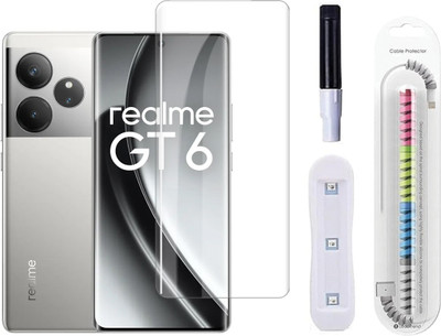 Gorilla Cases Edge To Edge Tempered Glass for realme GT 6(Pack of 1)