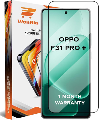 WonRia Edge To Edge Tempered Glass for Oppo F31 Pro Plus 5G Tempered(Pack of 1)