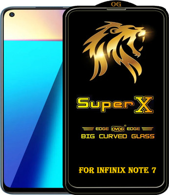PFOAM Edge To Edge Tempered Glass for INFINIX NOTE 7(Pack of 1)