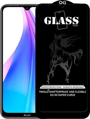 TWIGLO Edge To Edge Tempered Glass for REDMI NOTE 8(Pack of 1)