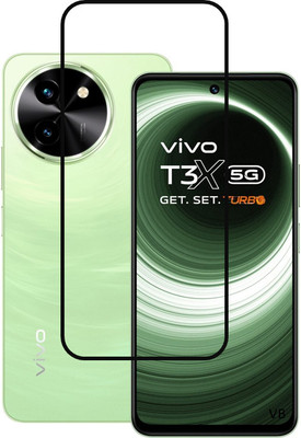 NEXZONE Edge To Edge Tempered Glass for vivo T3x 5G(Pack of 1)