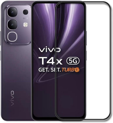 SRT Edge To Edge Tempered Glass for Vivo T4X 5G(Pack of 1)