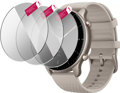 daffin Edge To Edge Tempered Glass for Amazfit GTR 2 (New Version) 46mm(Pack of 3)