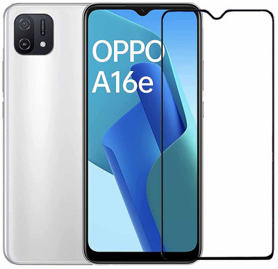 Expromium Edge To Edge Tempered Glass for Oppo A16e(Pack of 1)