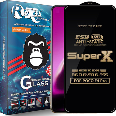 Roxel Edge To Edge Tempered Glass for POCO F4 Pro(Pack of 1)