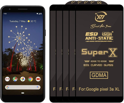 GDMA Edge To Edge Tempered Glass for GOOGLE PIXEL 3A XL(Pack of 5)