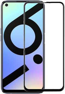 KARTRAY Edge To Edge Tempered Glass for Realme 6i(Pack of 1)