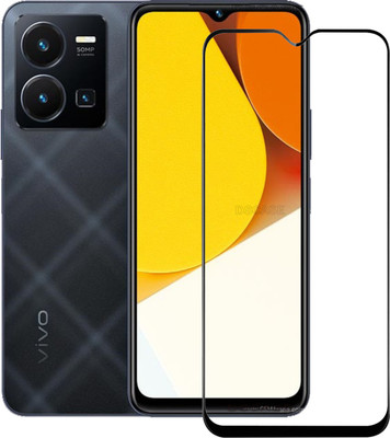 VDAT Edge To Edge Tempered Glass for VIVO Y35, vivo y35(Pack of 1)