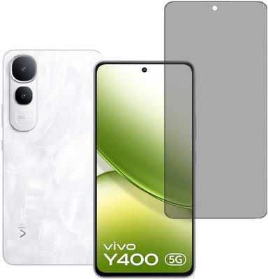KARTRAY Edge To Edge Tempered Glass for vivo Y400 5G, Privacy Tempered glass(Pack of 1)