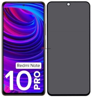 Resolute Edge To Edge Tempered Glass for Redmi Note 10 Pro, DelhiGear Glass, Privacy Screen Protector, Privacy Tempered Glass, Screen Guard, Mobile Glass(Pack of 1)