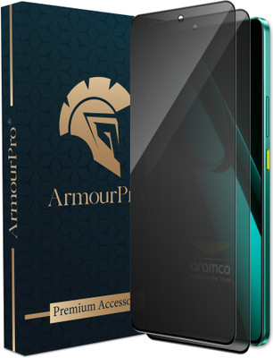 ArmourPro Edge To Edge Tempered Glass for Realme GT 7 5G, Realme GT 7, Realme GT 7T 5G, Privacy Anti Spy Glass(Pack of 2)