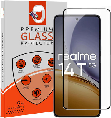 GDBUY Edge To Edge Tempered Glass for realme 14T 5G(Pack of 1)