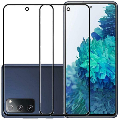 9H Edge To Edge Tempered Glass for Samsung Galaxy S20 FE-| Screen Protector Full HD Quality Tempered Glass Anti-Scratch Edge to Edge Coverage with Easy Installation Kit (Black) |(Pack of 2)