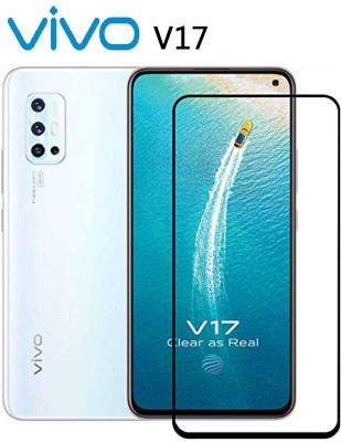 EITANSHA CREATION Edge To Edge Tempered Glass for Vivo V17(Pack of 1)