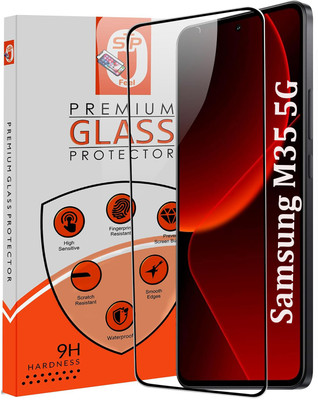 STP FEEL Edge To Edge Tempered Glass for Samsung Galaxy M35 5G Premium Screen Protector Guard with Easy Installation Kit(Pack of 1)