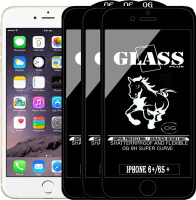 PFOAM Edge To Edge Tempered Glass for Apple iPhone 6s Plus(Pack of 3)