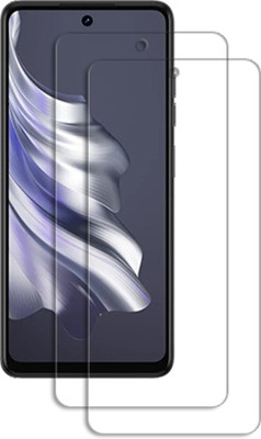 ARBAN Edge To Edge Tempered Glass for Tecno Spark 20C TEMPERED GUARD FRONTP2(Pack of 2)