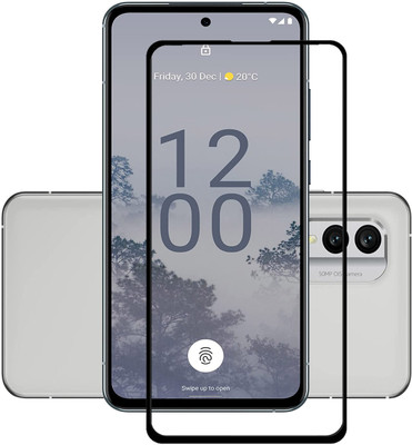 SNMART Edge To Edge Tempered Glass for Nokia X30 5G, Nokia X30 5G(6.43)(Pack of 1)