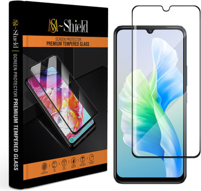 MS-Shield Edge To Edge Tempered Glass for Vivo V23e 5G(Pack of 1)