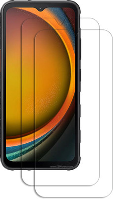 SOMTONE Edge To Edge Tempered Glass for Samsung Galaxy Xcover7 TEMPERED GUARD FRONTP2(Pack of 2)