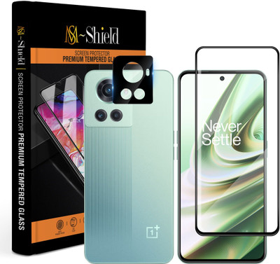 KLAH Edge To Edge Tempered Glass for OnePlus 10R 5G, With Camera Lens Protector(Pack of 1)