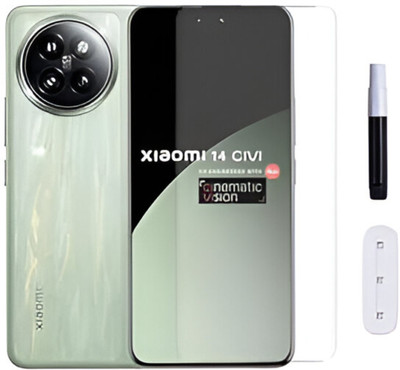 YOUTH MOBI Edge To Edge Tempered Glass for Xiaomi 14 Civi, XIAOMI 14 CIVI UV Glass(Pack of 1)