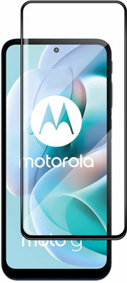 KLAH Edge To Edge Tempered Glass for Motorola G41(Pack of 1)