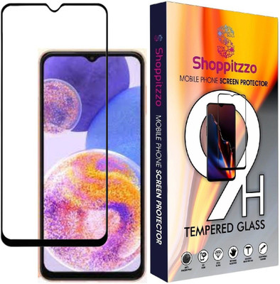 Shoppitzzo Edge To Edge Tempered Glass for SAMSUNG Galaxy A23,A13 4G,F23,F13/*NeoShield*Tempered Glass/Full Screen Coverage-Edge to Edge/9H(Pack of 1)