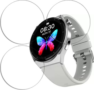 ARBAN Edge To Edge Tempered Glass for alt Spunk Pro 1.45 inch SMARTWATCH SCREEN GUARD(Pack of 3)